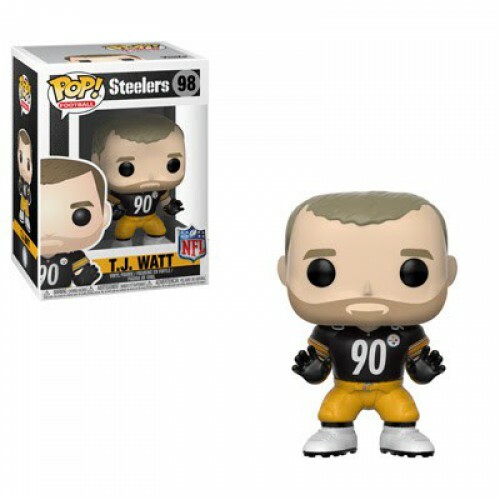 Nfl Pittsburgh Steelers Pop! Figura De Vinilo Deportes T.j. Watt #98 [Jersey Negro]