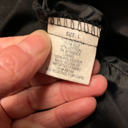 Vintage Y2K Blazer 90s Dressbarn Pinstripe Professional Trendy Black Brown Large - Picture 6 of 10