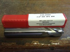 1/2" 4 Flute Single End Carbide Ball End Mill 1/2" X 1" X 3" Made in USA