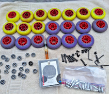 Black Hole Bearings Metal Axles Red Line Whee...