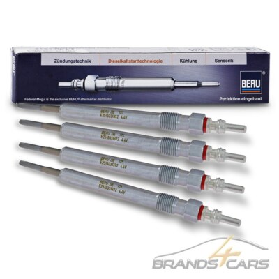 4x BOSCH Glühkerzen GLP070 Für BMW 4 Zyl. 1er 2er 3er E46 5er E61 X3