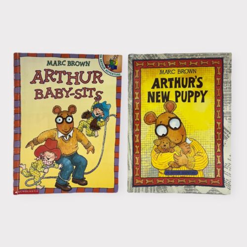 2x 'An Arthur Adventure' Medium Paperbacks by Marc Brown - Scholastic, 1990s - Photo 1 sur 24