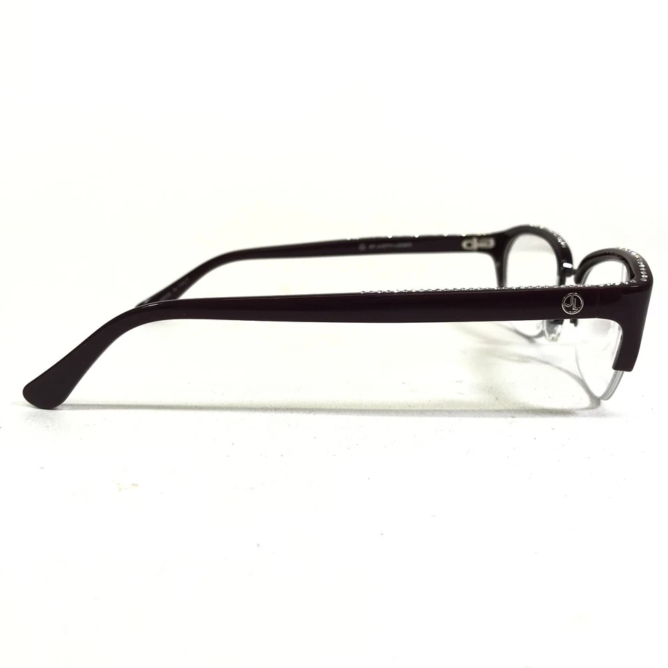 Monturas de gafas Judith Leiber JL-3011 cristales de ojo de gato púrpura orquídea 53-18-140 Foto 4 de 4