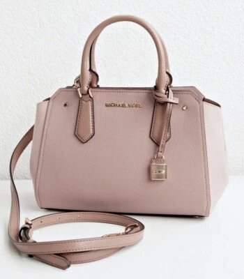 MICHAEL KORS TASCHE BAG HAYES MD MESSENGER Leder fawn/ballet - Bild 1 von 4