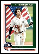 2022 Panini USA Baseball Stars & Stripes #82 Ethan Puig Rookie Team USA