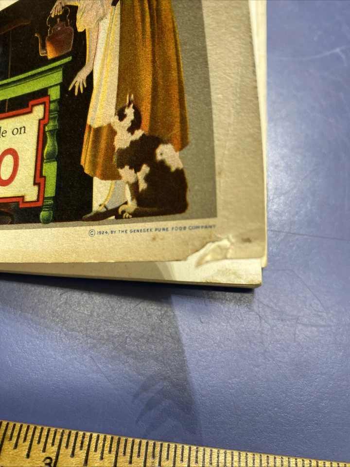 Antiguo folleto de recetas publicitarias de gelatina de 1924 Maxfield parrish gelatina + inserto Foto 3 de 4