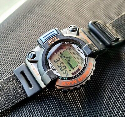 Casio Cyber Max JG-300 Punch Force Game Rare Vintage Rare Casio Cyber Max JG-300 Punch Force Game Rare Vintage Rare