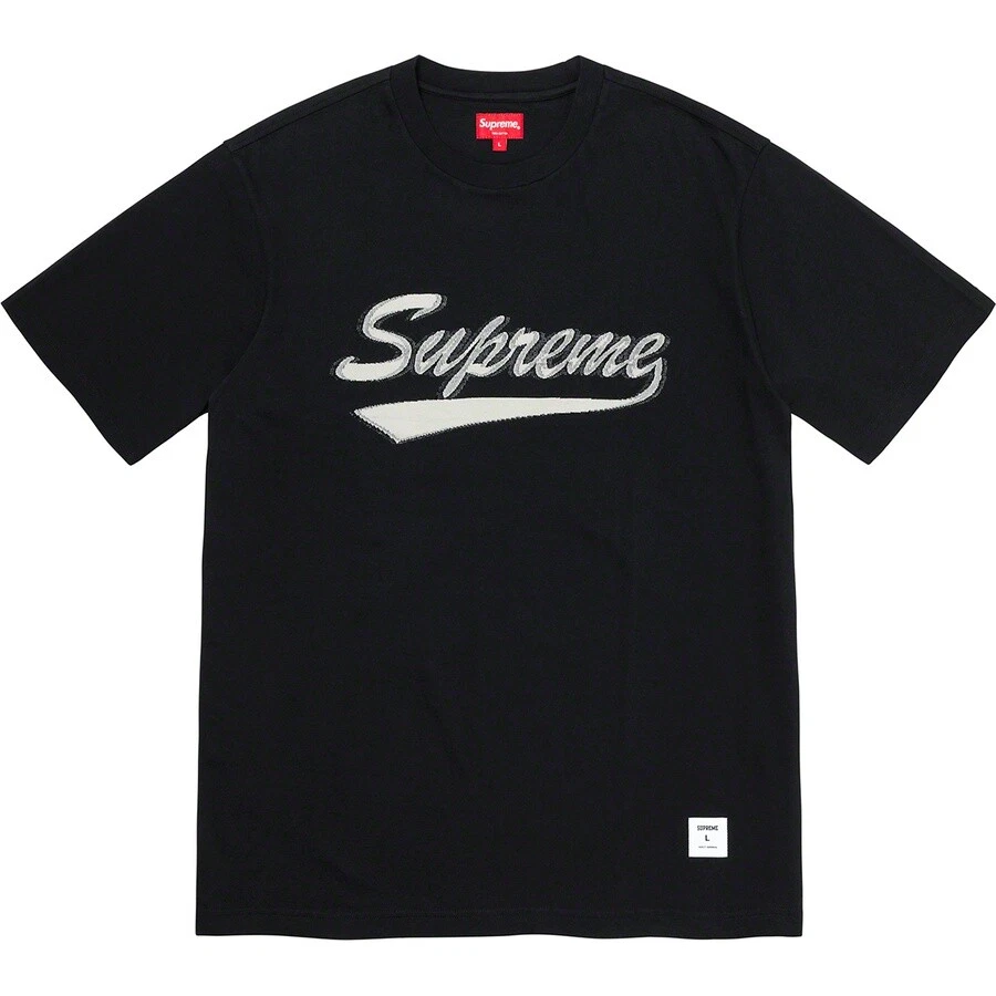 Supreme Intarsia Script SS20 Black Size Small - Ready To Ship