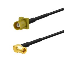 Fakra K to SMB Jack Antenna Adapter Cable 20 inch for Sirius XM Satellite Radio