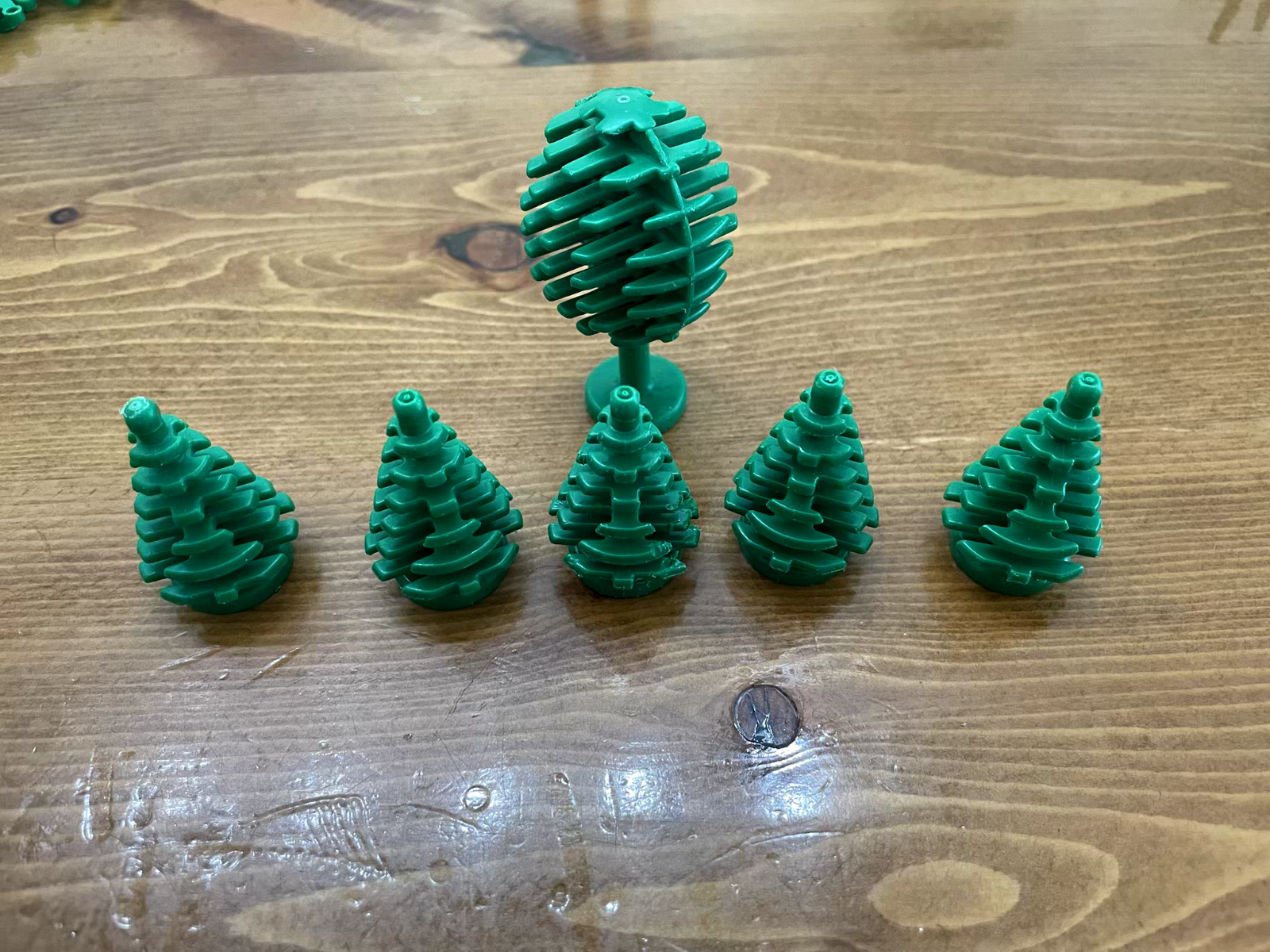 Vintage Lego Trees Set of Five, Parts 3470 and 2435 | eBay