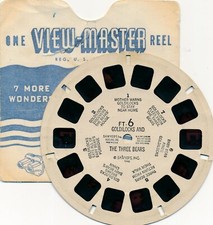 Goldilocks and the Three Bears View-Master Reel 1946 ; Fairy Tales 6