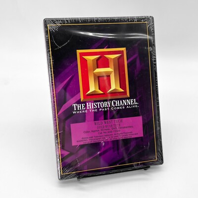 New | History Channel Wild West Tech: Gold Rush Mining Miners DVD Documentary