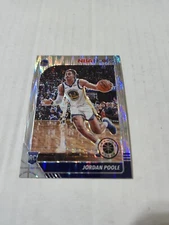 2019-20 Hoops Premium Stock Silver Shock Jordan Poole Rc # 223