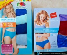 14 Pk Hanes Premium Cool Comfort  Women's Cotton Bikini Panties.Size 9/2XL.New.
