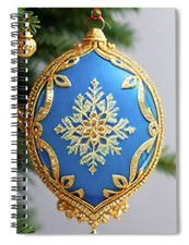 Blue Gem Spiral Notebook Blank Notebook Lined Journal 8 X 6 Notebook