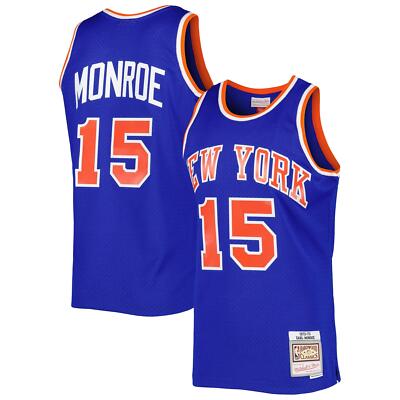 Earl Monroe 2001/02 Hardwood Classics Swingman Jersey - Blue