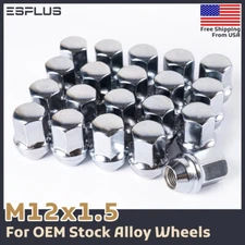 24 Ford M12x1.5 7/8" Chrome OEM Factory Style Fit BRONCO/RANGER Newest Models