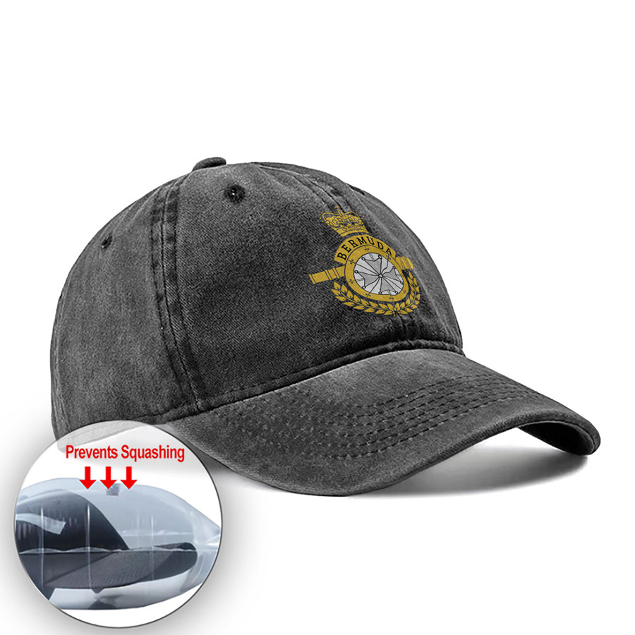 The Royal Bermuda Regiment British Army Baseball Cap Unisex Denim Hat Dad Hats image 2