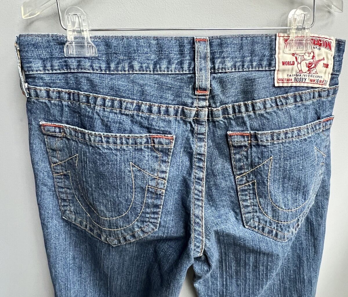 Mens True Religion World Tour Jeans Section Bobby Actual 36 Mens True Religion World Tour Jeans Section Bobby Actual 36