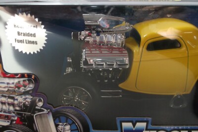 33 FORD COUPE YELLOW MUSCLE MACHINES 1:18 TOO COOL REAL STEEL