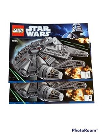 LEGO 7965 Millennium Falcon Star Wars Complete HTF Collection Retro EOL