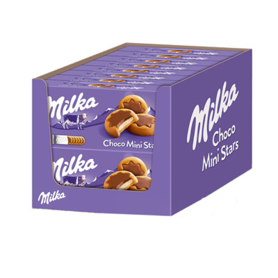 Milka Choco Mini Stars, 185g, 16er Pack