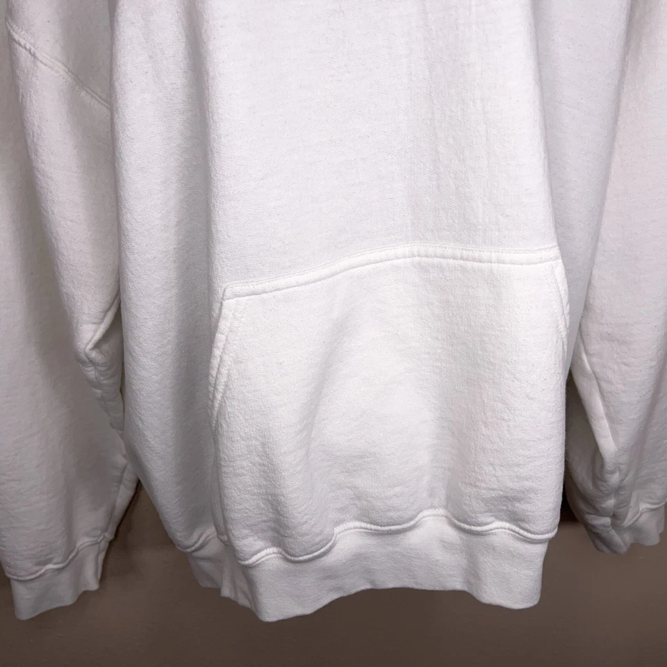 Sudadera con capucha grande blanca There Was Jesus para mujer suéter floral fe religiosa Foto 2 de 4