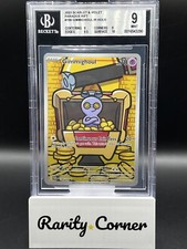 Pokémon TCG Gimmighoul Paradox Rift 198/182 Holo Illustration Rare - BGS 9