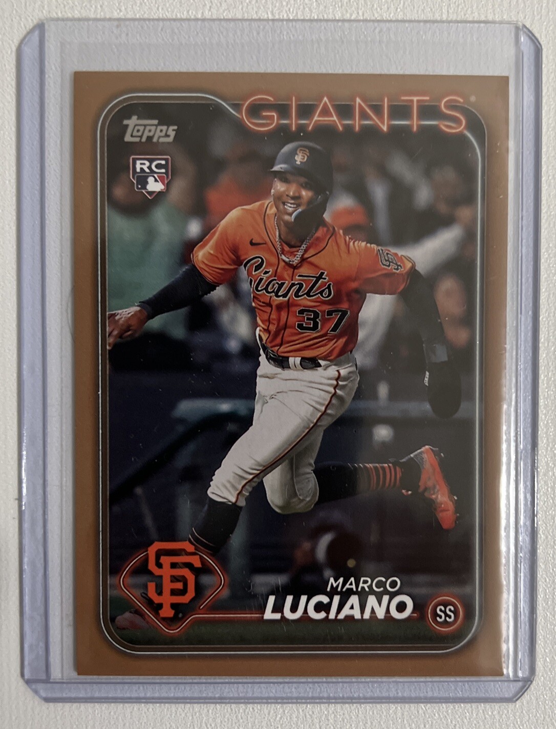 2024 Topps Series 1 - Marco Luciano RC Gold Parallel #/2024 #232