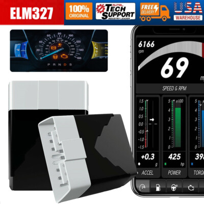ELM327 Bluetooth 4.0 Car Check Engine Fault OBD2 Scanner Code Reader Diagnostic
