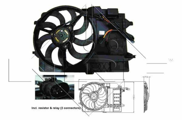 NRF LüFter, MotorküHlung FüR Mini Mini (R50,R53)-image