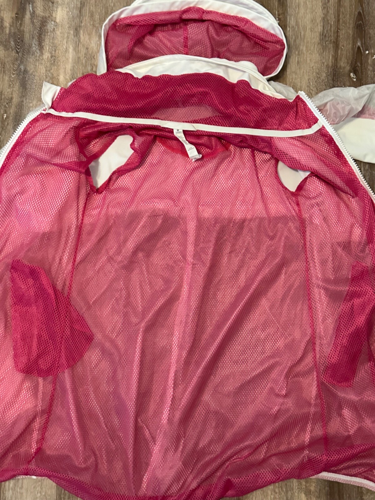 Lululemon Windbreaker Jacket Transparent Hood Hot… - image 8