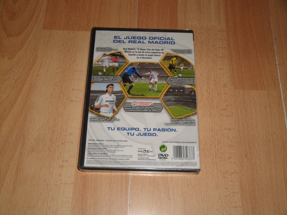 REAL MADRID CLUB FOOTBALL 2005 DE CODEMASTERS PARA PC NUEVO PRECINTADO - Imagen 2 de 2