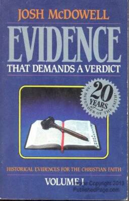 Evidence That Demands a Verdict - Paperback By Josh McDowell - ACCEPTABLE
