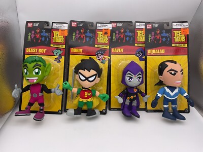 2004 Bandai Set Of 4 Super Deformed Teen Titans