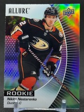 2023-24 Upper Deck Allure #113 Nikita Nesterenko Rookie Black Rainbow Ducks RC