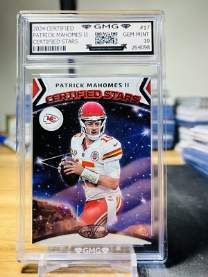 graded patrick mahomes card Graded 2024 Panini Donruss Patrick Mahomes #33 Bomb Squad Football Card PSA  10