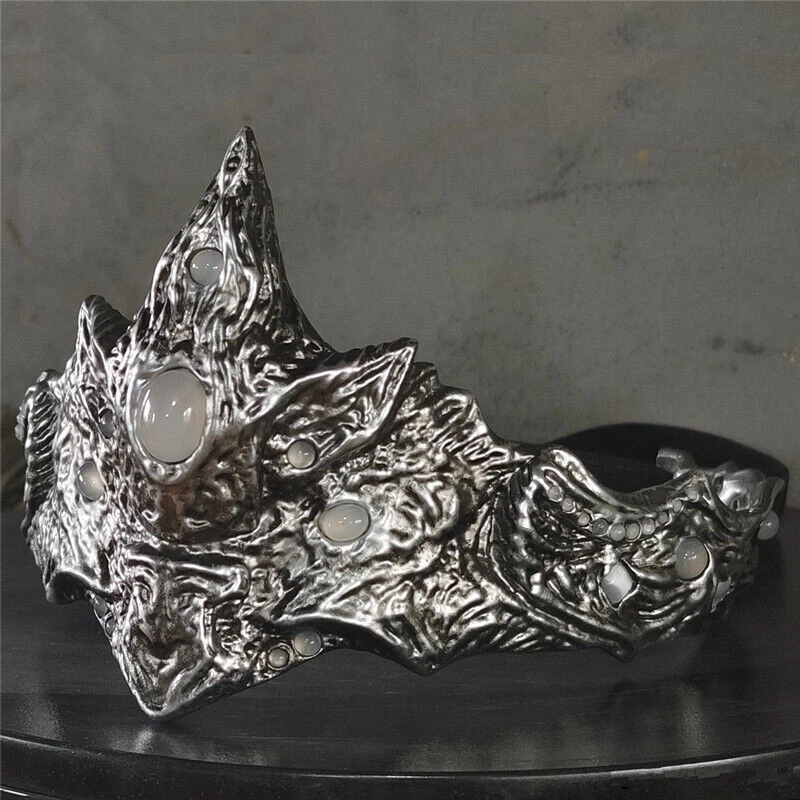 Dark Souls III Priestess Fire Keeper Eye Mask PU Eyemask Halloween Cosplay Prop - Image 3 of 4