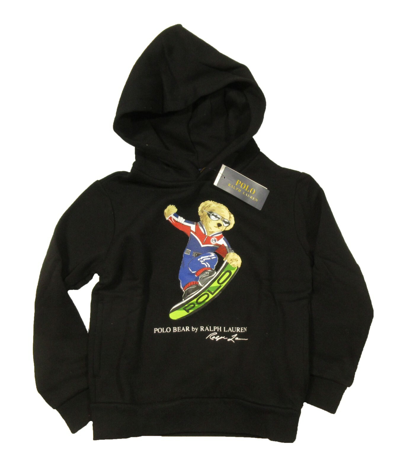 Polo Ralph Lauren Boys Black Ski Polo 