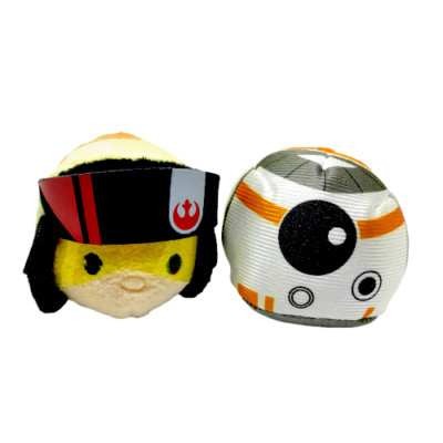 Disney Star Wars Tsum Tsums Set BB-8 Robot Poe Dameron Stuffed Mini Plush Toys