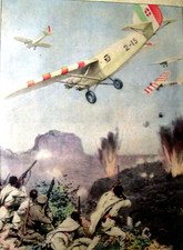 REGIA AEREONAUTICA)SQUADRIGLIA AEREI CAPRONI"LA DISPERATA"IN ETIOPIA.DDC,1937