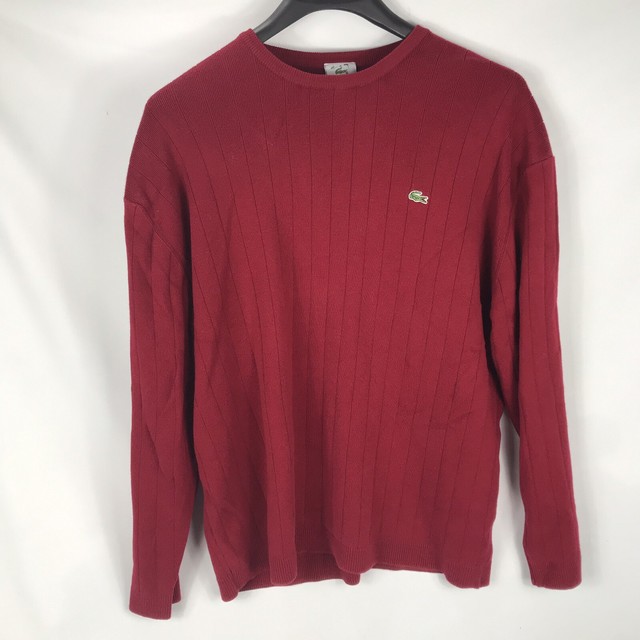 21163 Mens Lacoste Red Sweater Size XL | eBay