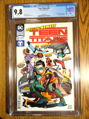 Teen Titans #20 Chang Variante Key CGC 9.8 NM/M 1. Crush Lobo s Tochter Robin DC