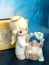 Precious Moments A Child Is A Gift Of God Angel Baby 113962 Box