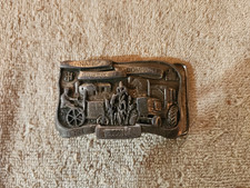 First and Last Tractors Belt Buckle By International Harvest Company.