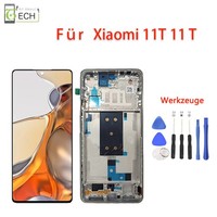 Original Xiaomi Mi 11T / 11T Pro 5G 2021 Lcd Display Mit Rahmen Touchscreen