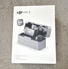 DJI Mic 3 Wireless Clip-On Microphone System w/ Charging Case USB-C Gray