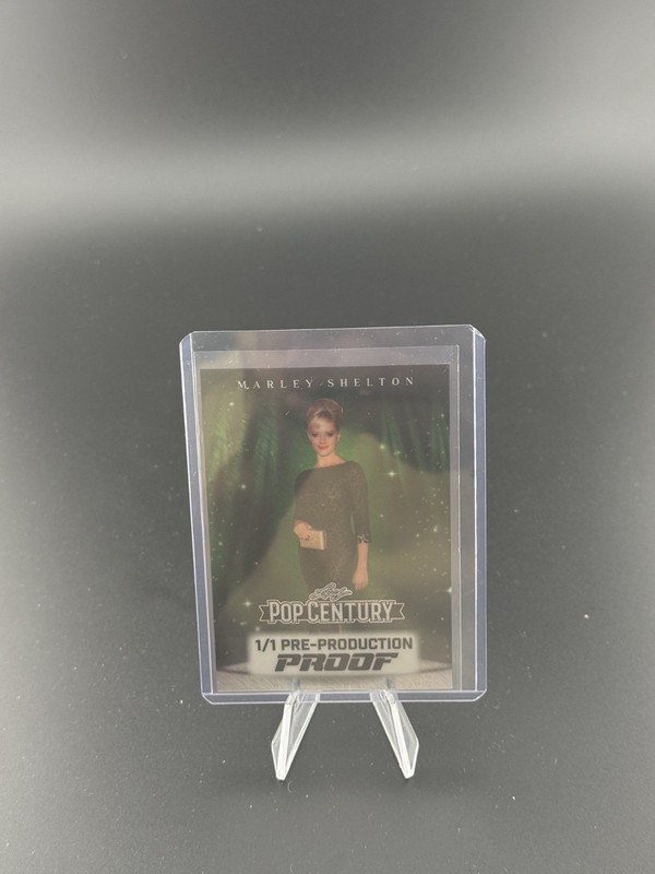 2026 Leaf Pop Century Marley Shelton 1/1 One Of One Press Proof NB1