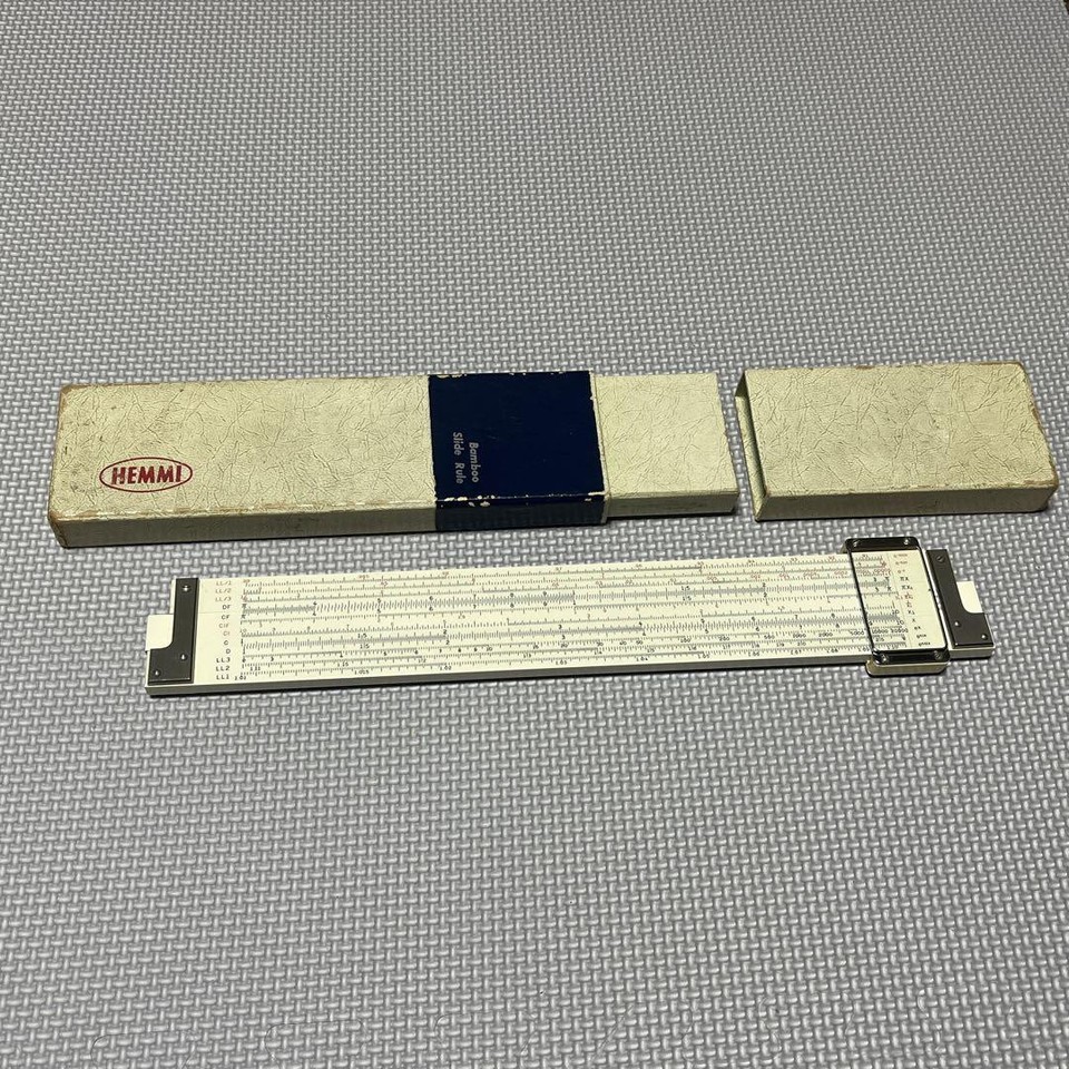 Hemmi No 260 Advanced Engineer Slide Rule 25 Scales Duplex Bamboo - Picture 1 of 6