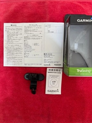 GARMIN Truswing Measuring instrument Golf Black instruction